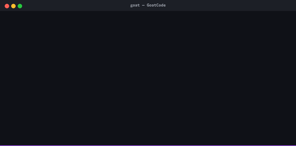 GoatCode generating a collab invite code and joining a shared workspace session
